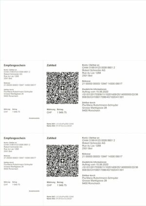 QR-Rechnungspapier A4