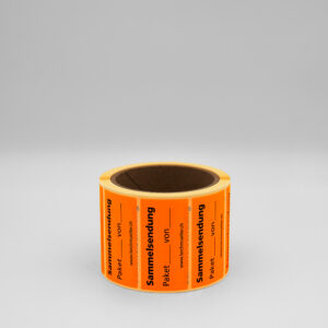 Inkjetetiketten selbstklebend 70 x 35mm Sammelsendung (Paket ... von ...)